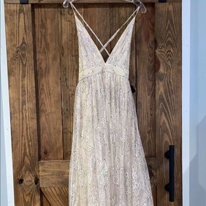 Lace Spaghetti Strap Dress